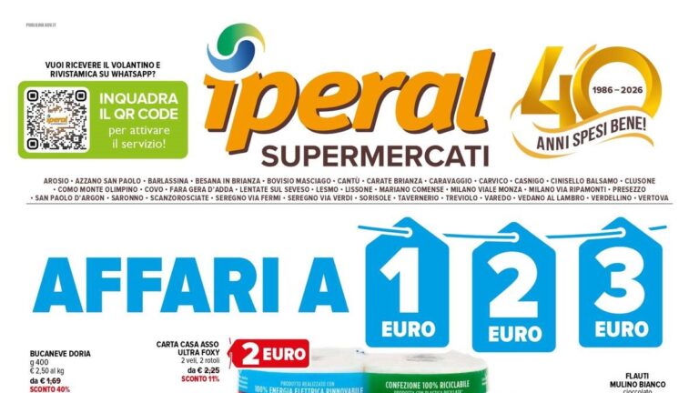 Volantino Iperal dal 14 ottobre 2026
