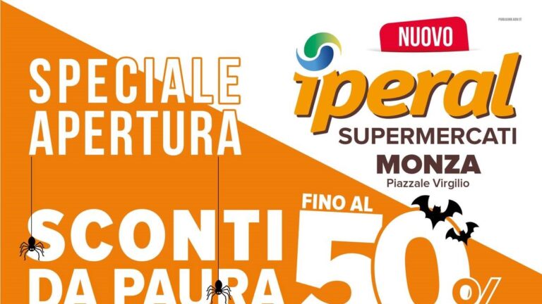 Volantino Iperal nuova apertura a Monza dal 28 ottobre 2026