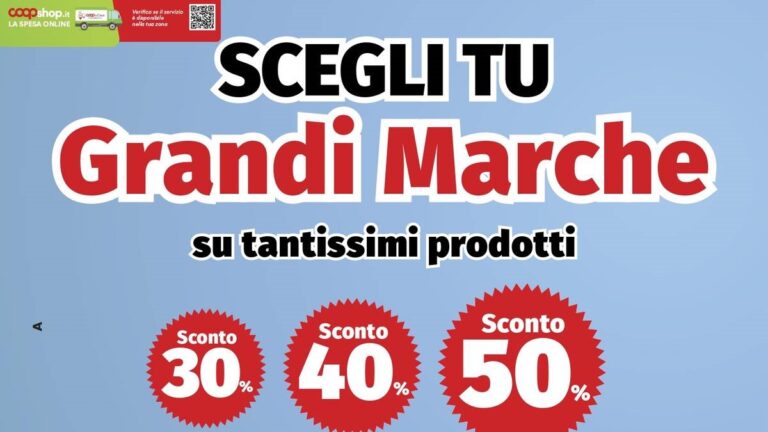 Volantino Ipercoop dall’8 ottobre 2026, Grandi Marche fino al 50% e offerte Halloween
