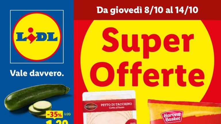 Volantino Lidl dal 8 ottobre 2026 prossima settimana