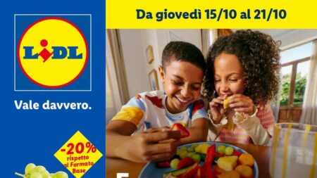 Volantino Lidl Frutta e Verdura dal 15 ottobre 2026