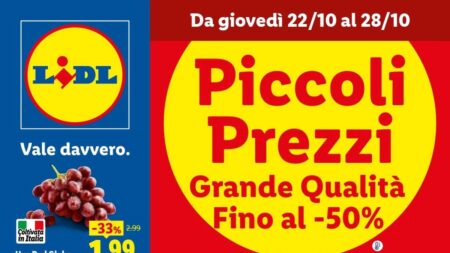 Volantino Lidl dal 22 ottobre 2026 online