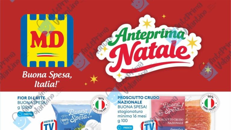 Volantino MD dal 3 novembre 2026 in anteprima