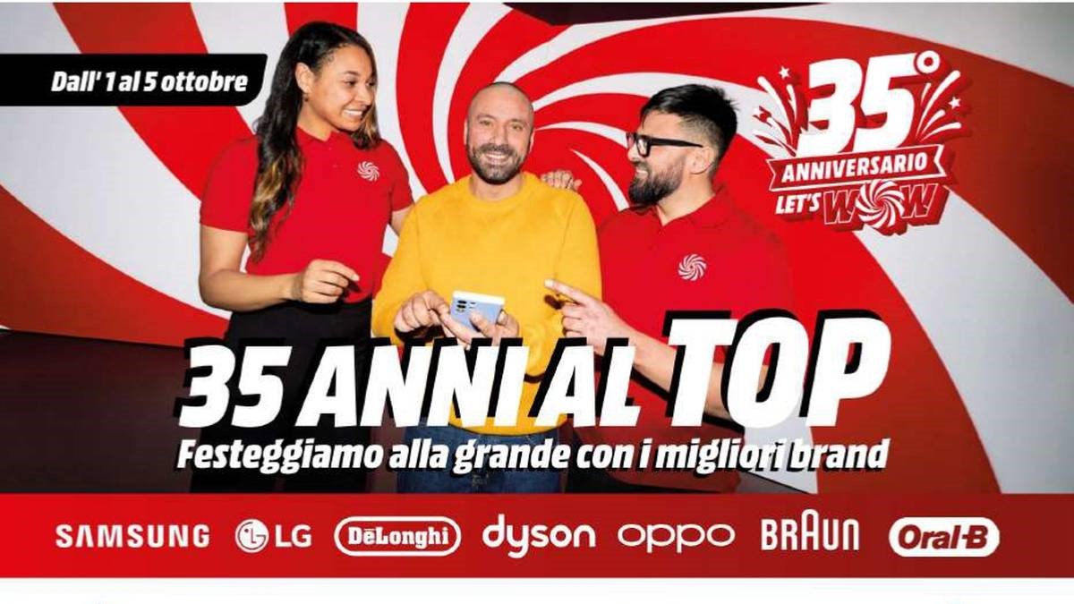 Volantino Mediaworld dal 1 ottobre 2026